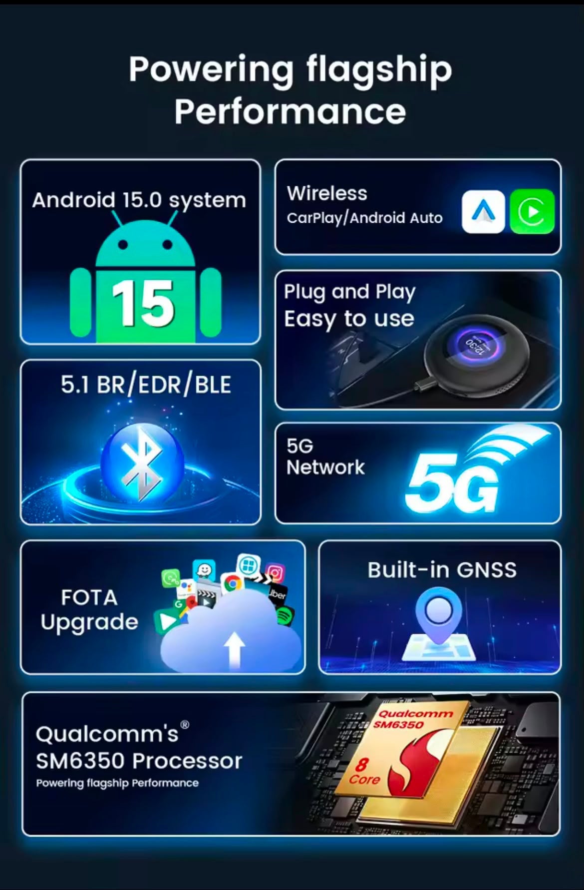 Carlinkit Tbox Ultra 3 CarPlay AI Box with Android 15.0 System