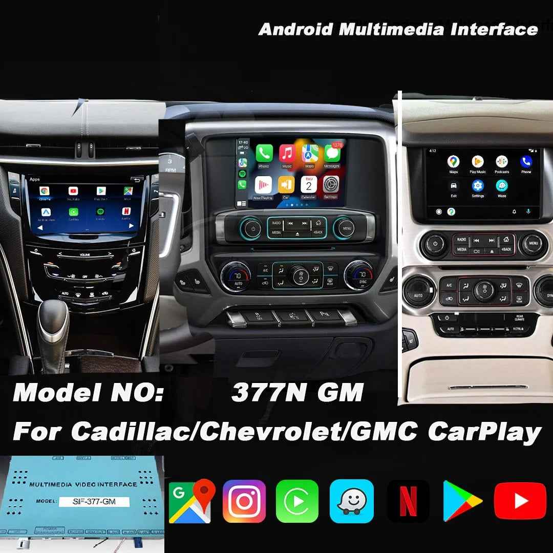 INTERFACE GMC 2014-2017 4GB RAM 64GB STORAGE CAR PLAY (377 GM) .