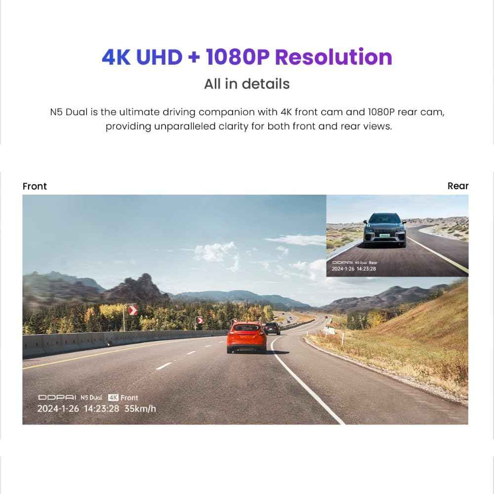DDPAI N3 PRO 4K DASH CAM