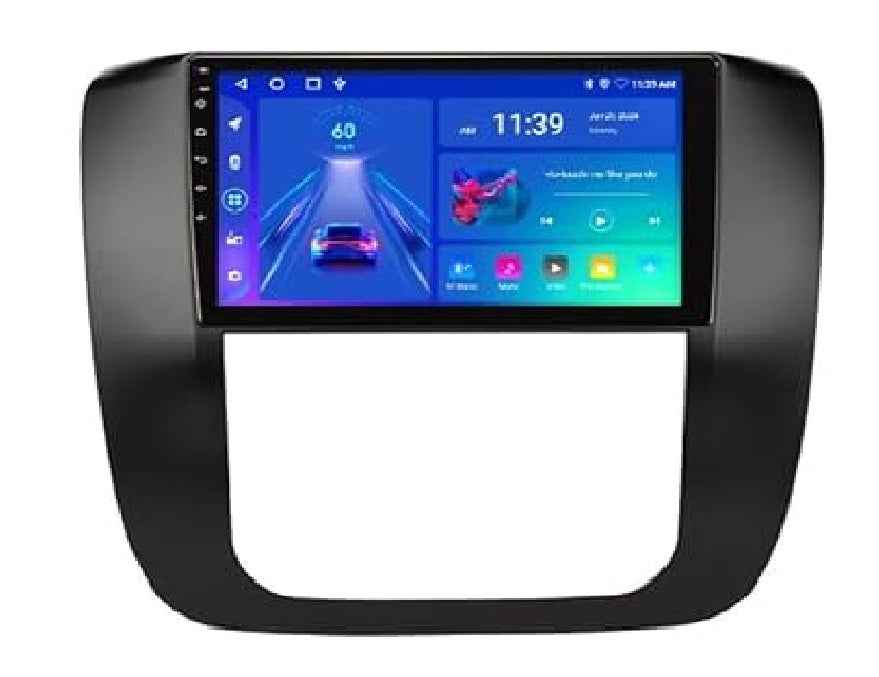 GMC/CHEVROLET TAHOE 9" 2008-2013 WITH DECORE (9930) BLACK ANDROID