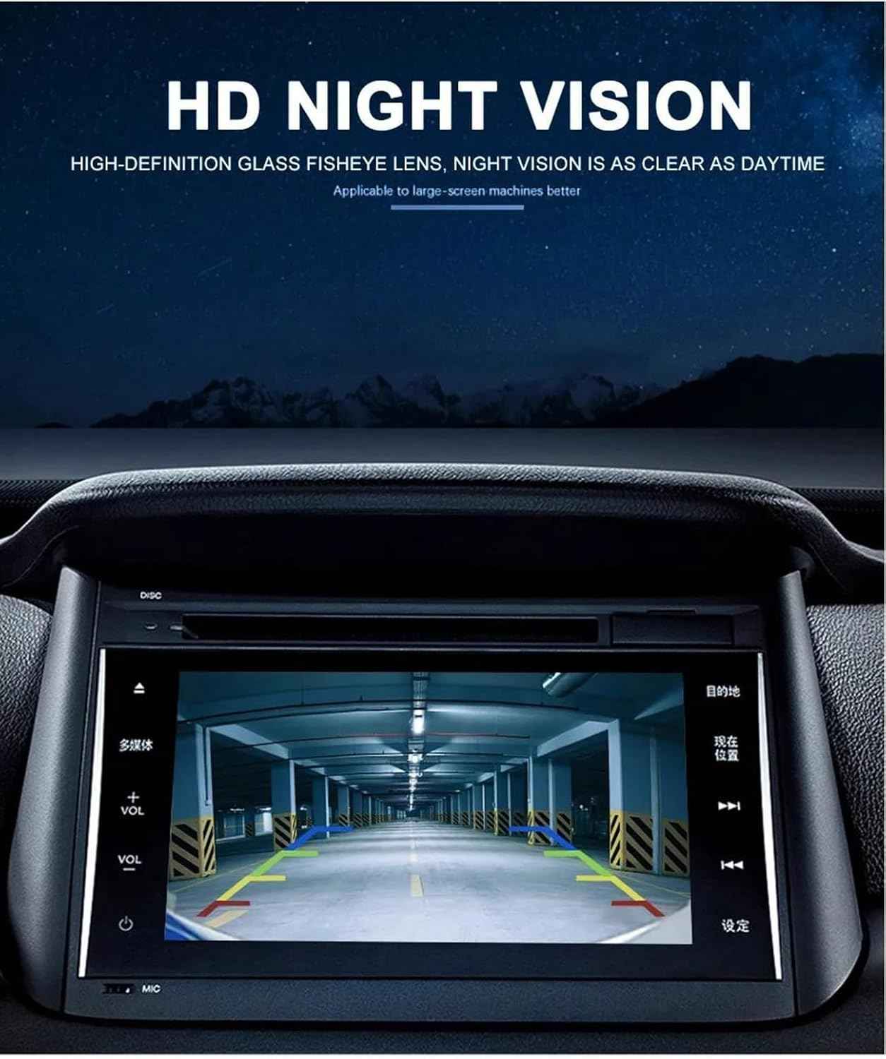 ROADSTAR (RS) CAR REAR VIEW CAMERA 2IN1 CCD.