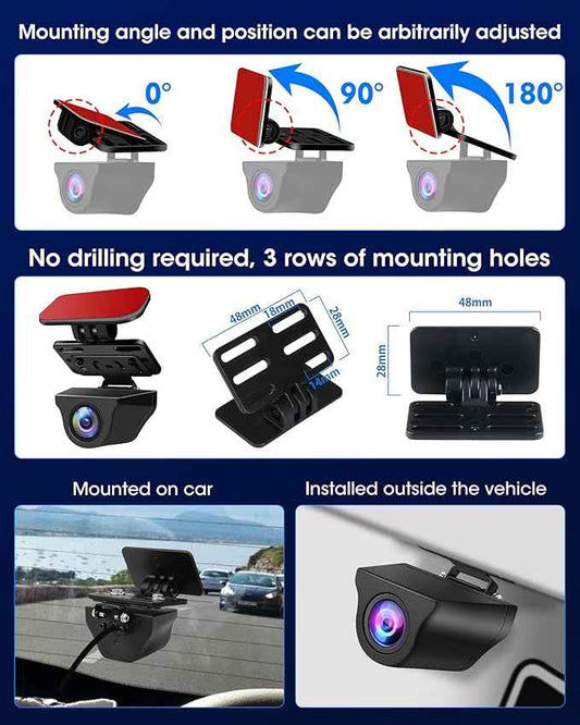 Dashcam AZDOME AR09 4K MIRROR Dashcam Screen 9.66"