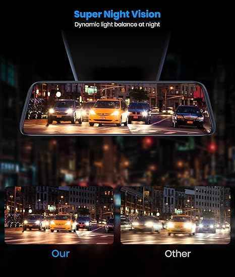 Dashcam MIRROR FULL SCREEN SINGLE CAMERA (MR 1 CAM) .