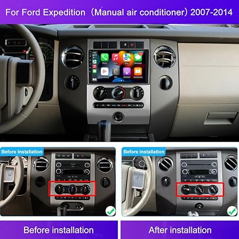 Ford Expedition 2007 - 2015 Android (wooden)