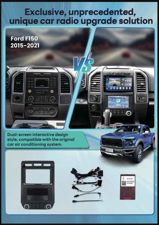 FORD F150 2015-2021 WITH A/C Touch Control 4GB RAM 64GB STORAGE ANDROID