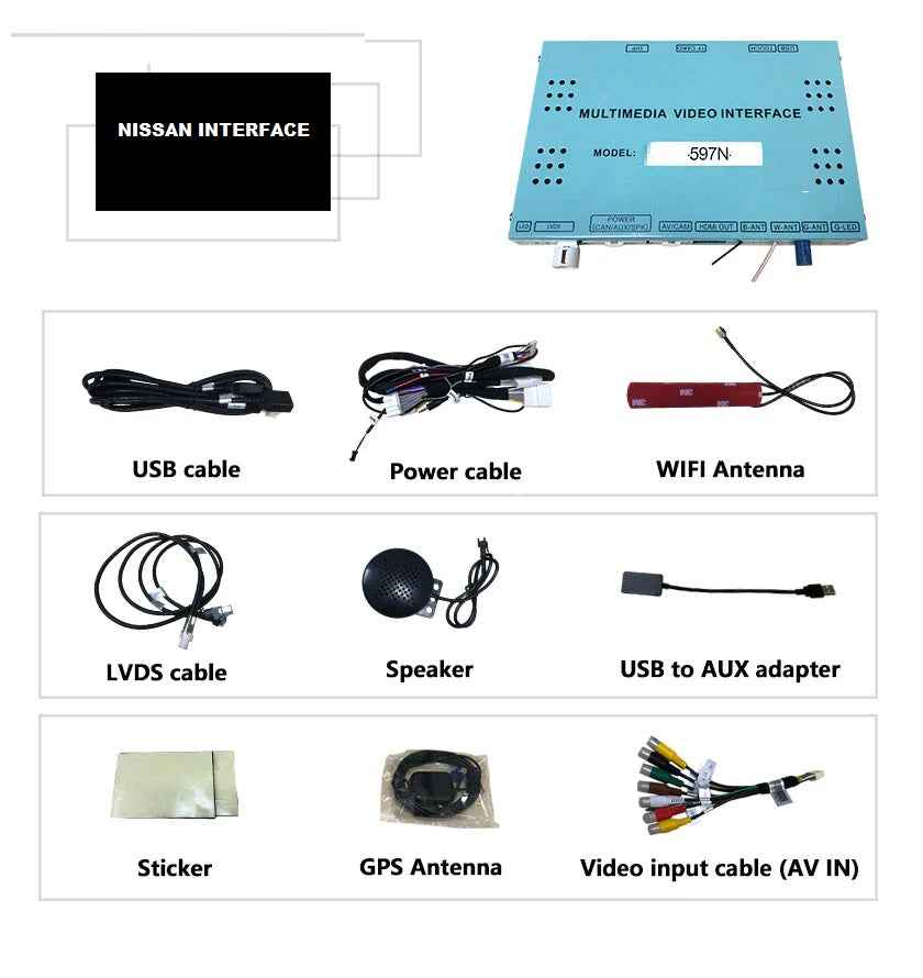INTERFACE NISSAN PATROL 2012-2016 4GB RAM 64GB STORAGE