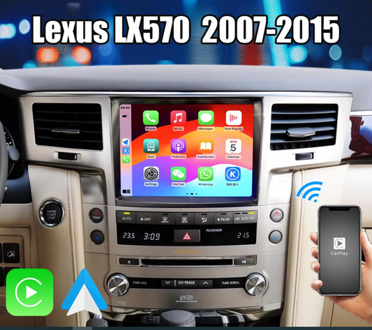 Lexus LX570 2007-2015 (12.6) Android Multimedia System 8GB RAM 128GB STORAGE