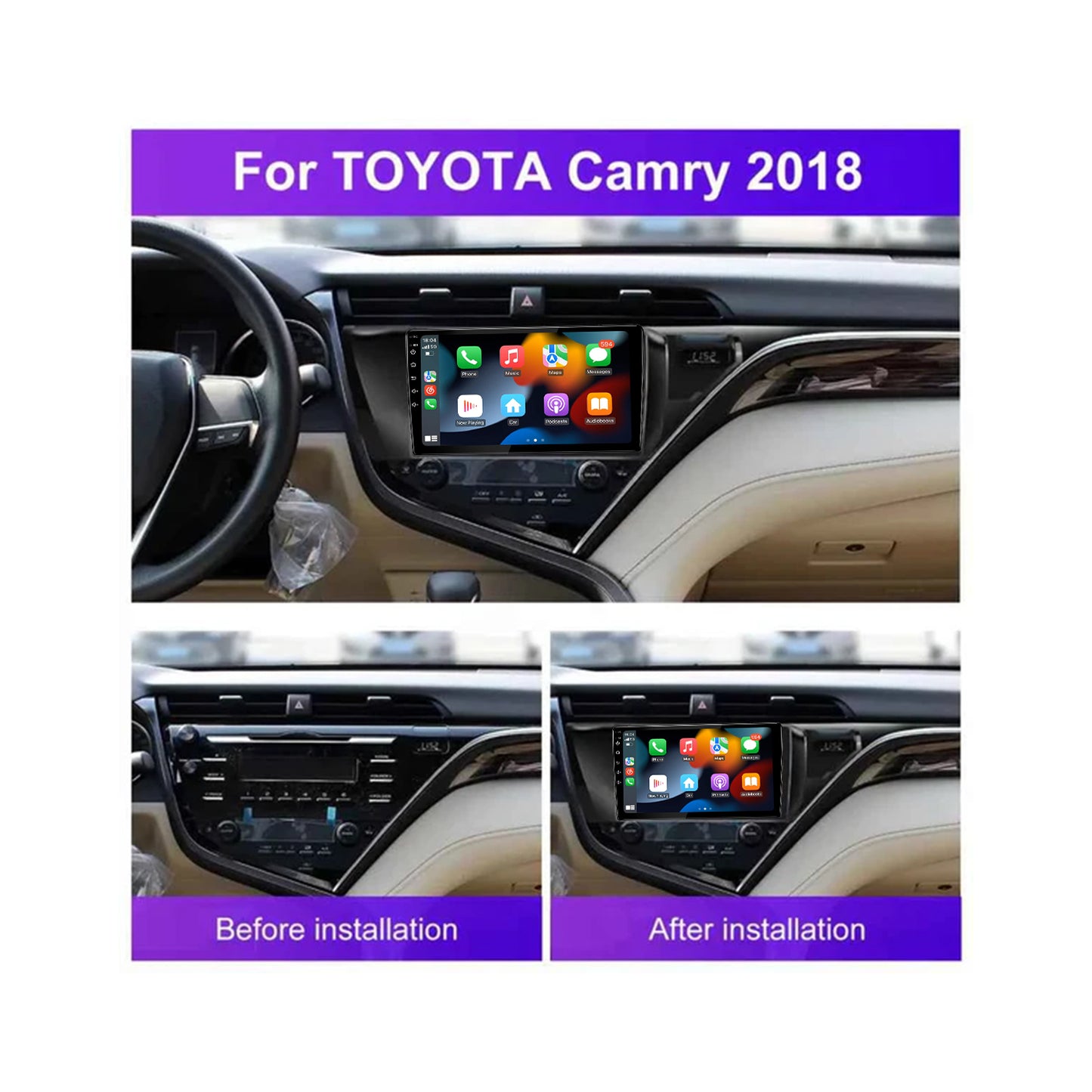 TOYOTA CAMRY 2018-2019 (9818) ANDROID