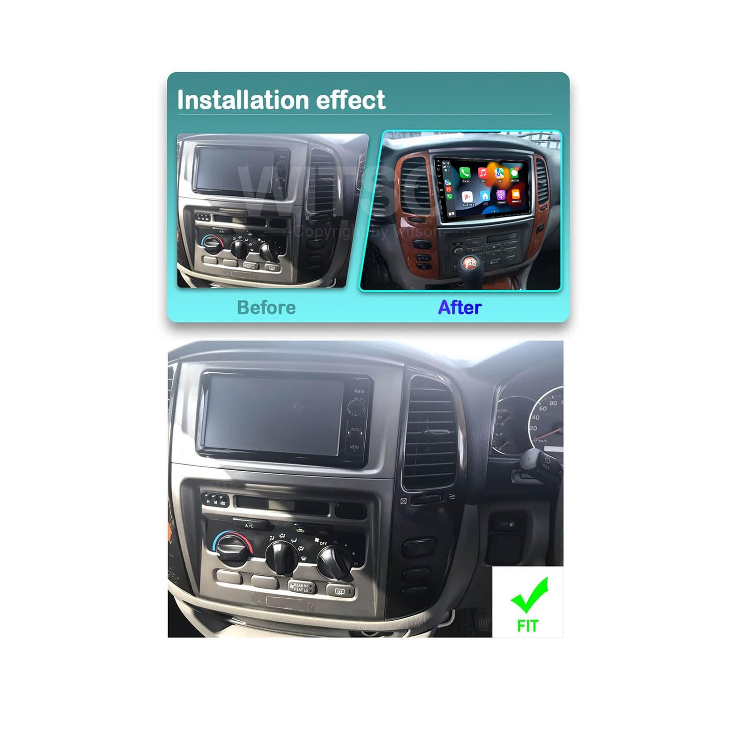 TOYOTA LAND CRUISER VXR 2003-2007 (VXR) Android .