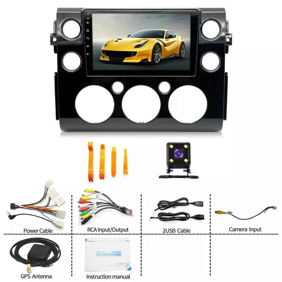 TOYOTA FJ 9" 2006-2020 BLACK ANDROID