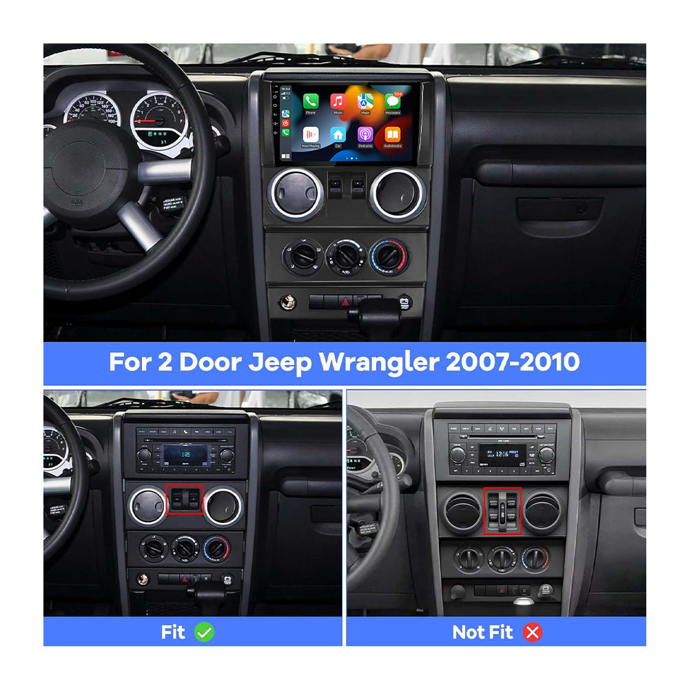 JEEP WRANGLER 2008-2010 ANDROID
