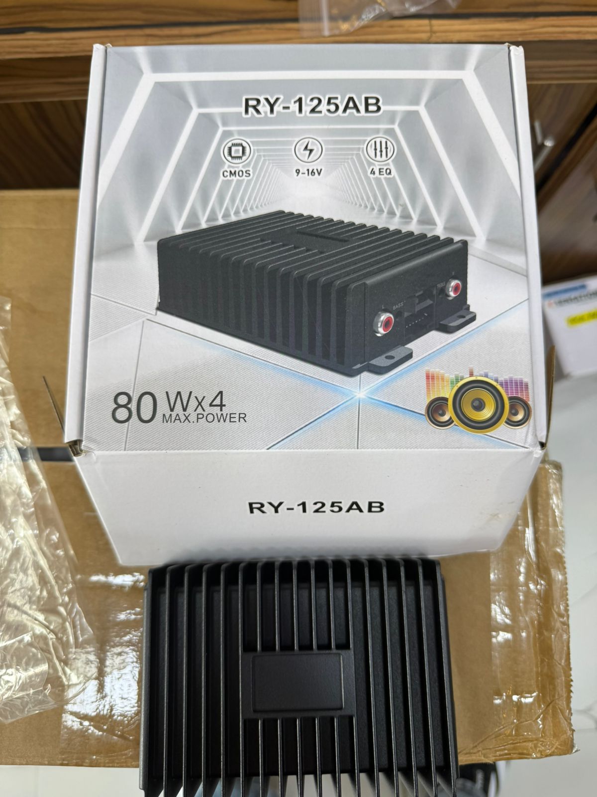 DSP Amplifier RY-125AB Stereo Audio 4*80W High Definition Power for Car System