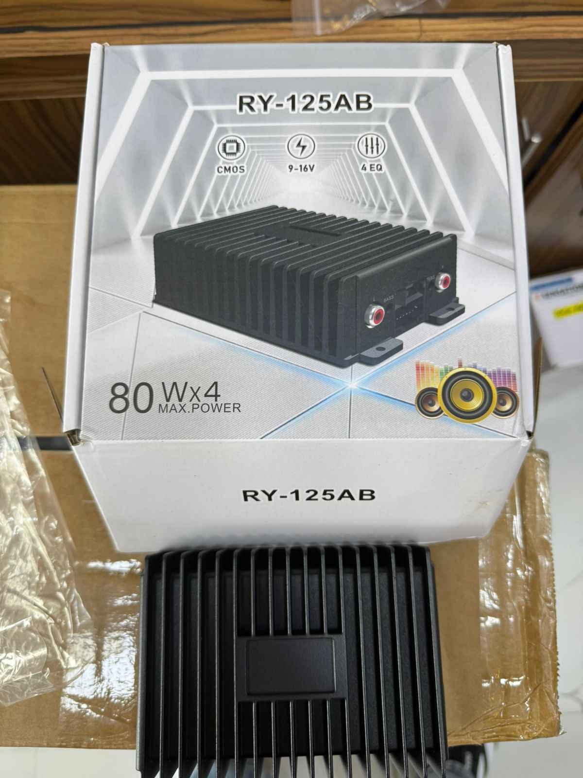 DSP Amplifier RY-125AB Stereo Audio 4*80W High Definition Power for Car System