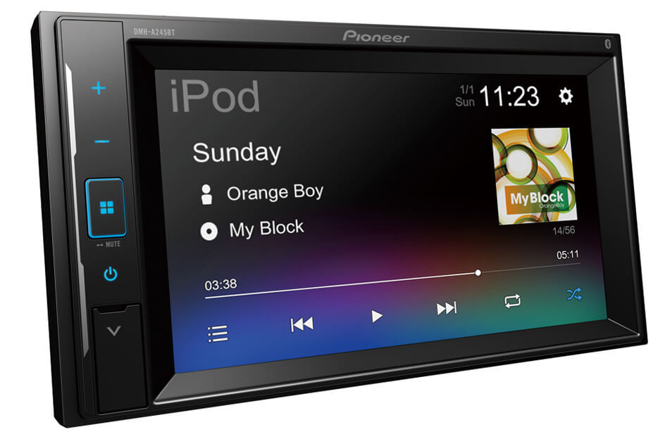 PIONEER DMH-A245BT 2DIN 6.2″ AV Receiver with Mirroring by Weblink Cast