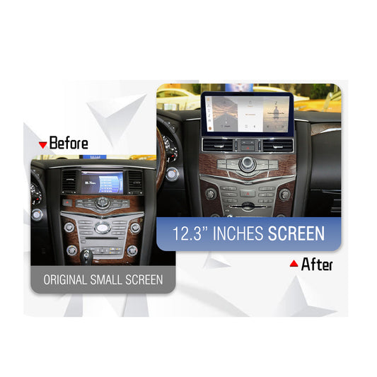 NISSAN PATROL 12.3" UP SCREEN 4gb ram 32 storage