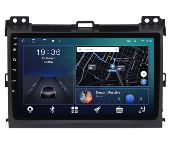 TOYOTA PRADO 2005-2009 (6810) Android