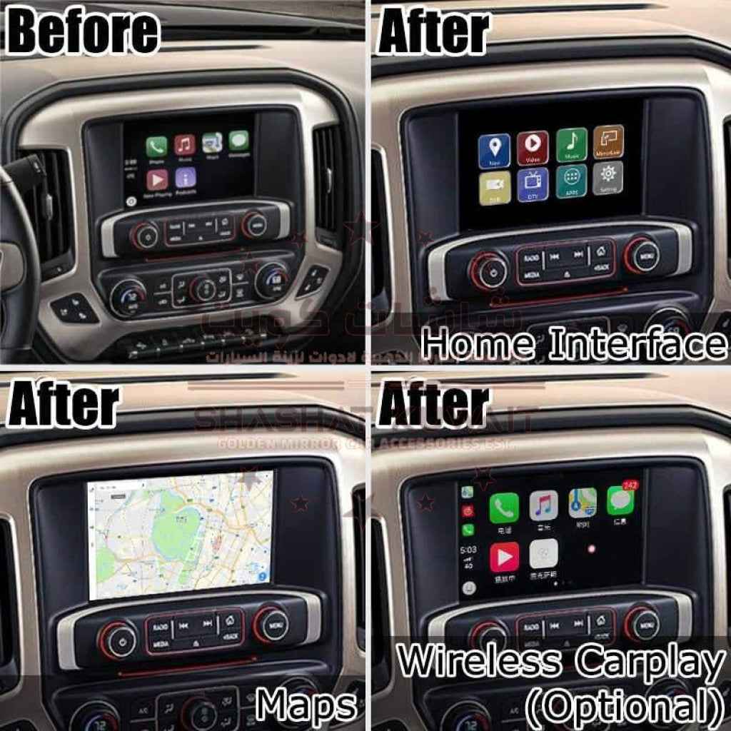 INTERFACE GMC 2014-2017 4GB RAM 64GB STORAGE CAR PLAY (377 GM) .
