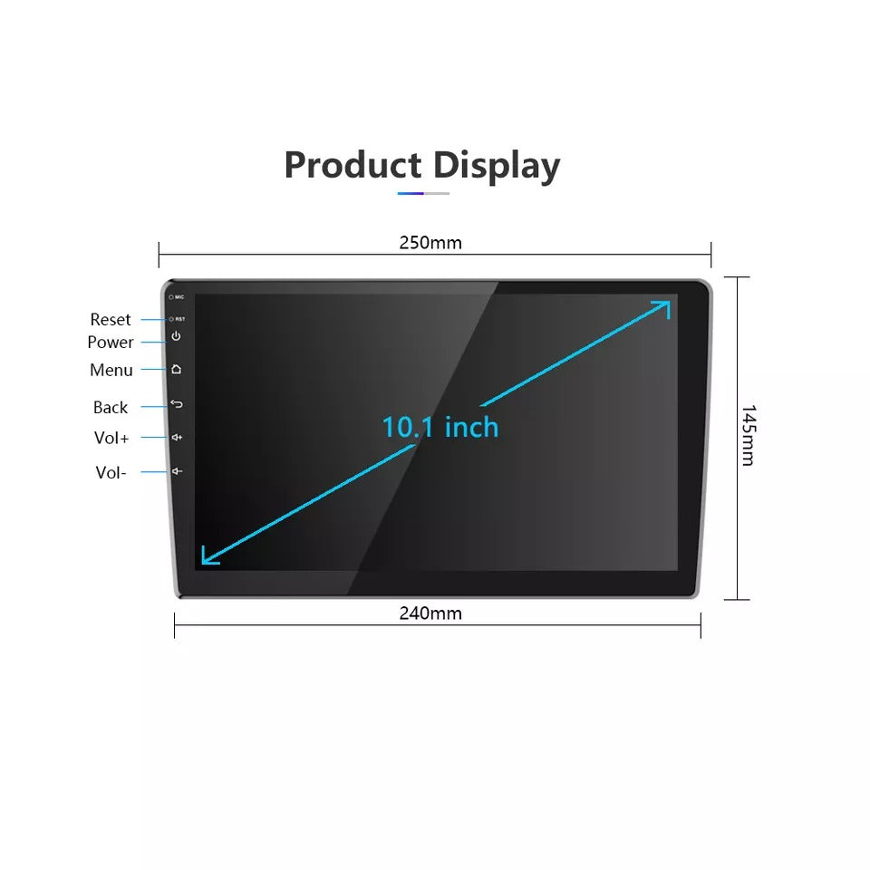 ANDROID SCREEN FOR CAR 9INCH AND 10INCH شاشة أندرويد للسيارة 9 بوصة و 10 بوصة