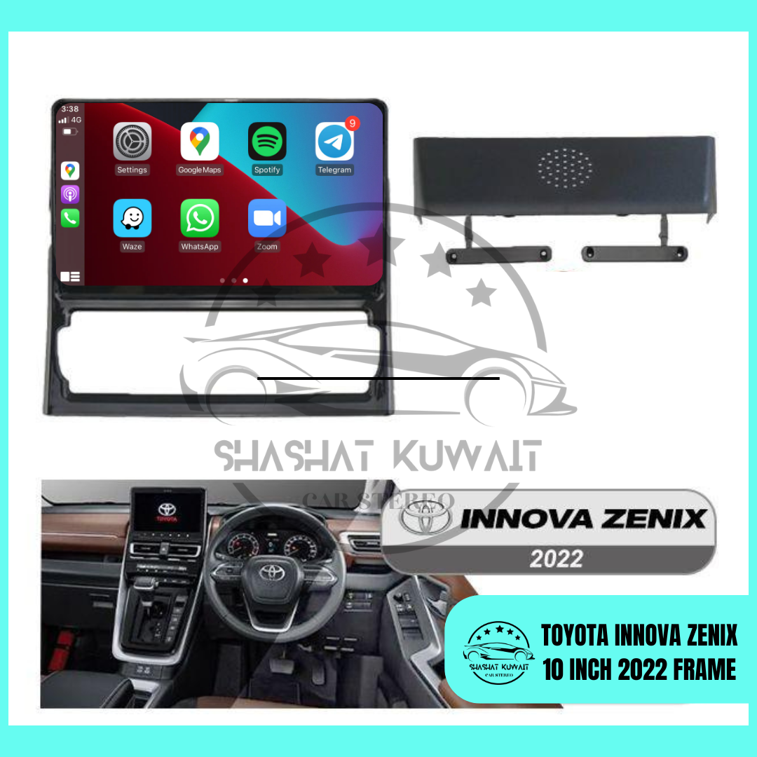 TOYOTA INNOVA ZENIX 10INCH 2022 FRAME ANDRIOD