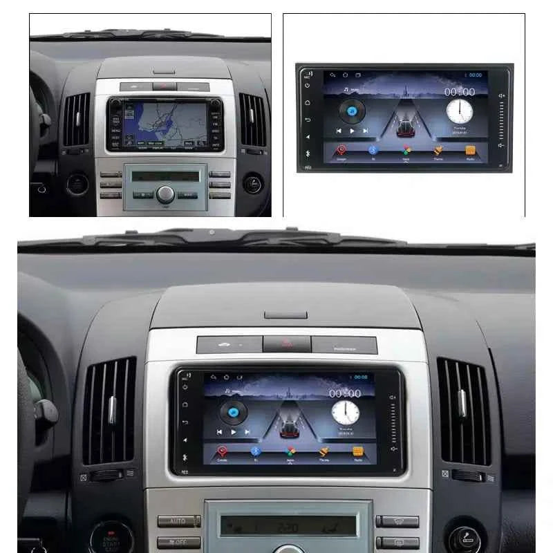 7″ Toyota-Universal Android 15 4+64GB Wireless CarPlay