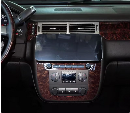 GMC/CHEVROLET 12.3" 2008-2013 With Decore Android Screen (9930)) WOODEN