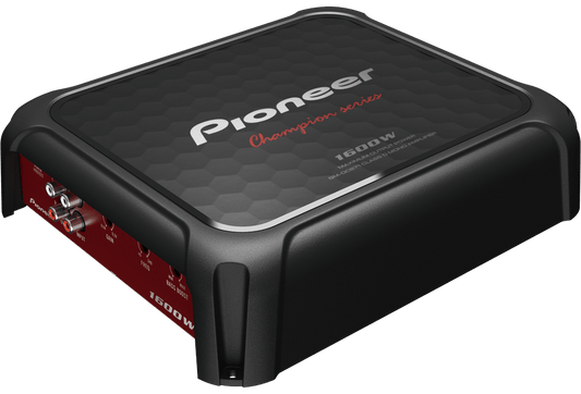 Pioneer GM-DC871 Champion Series Class-D Mono Amplifier – 1600W Max Power Monoblock Car Subwoofer Amplifier