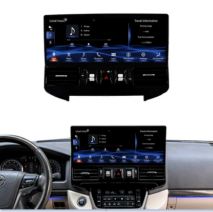 17 Inch Android Car Stereo for Toyota Land Cruiser LC200 2008–2020 GXR VXR | 6GB RAM 128GB ROM | Wireless Apple CarPlay & Android Auto | Touchscreen Navigation Head Unit