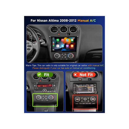 NISSAN ALTIMA 2008-2012 (7024) ANDROID ROUND AC.