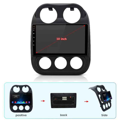 JEEP COMPAS 12-15 FREME 10" ANDROID