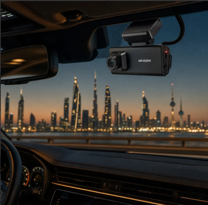 HikVision V300 3ch Front, Cabin and Rear 1080p dash cam 4G with GPS & Mic inc ADAS - AE-DC2032-V300
