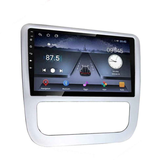 GMC/CHEVROLET TAHOE 9" 2008-2013 WITH DECORE (9930) SILVER ANDROID.