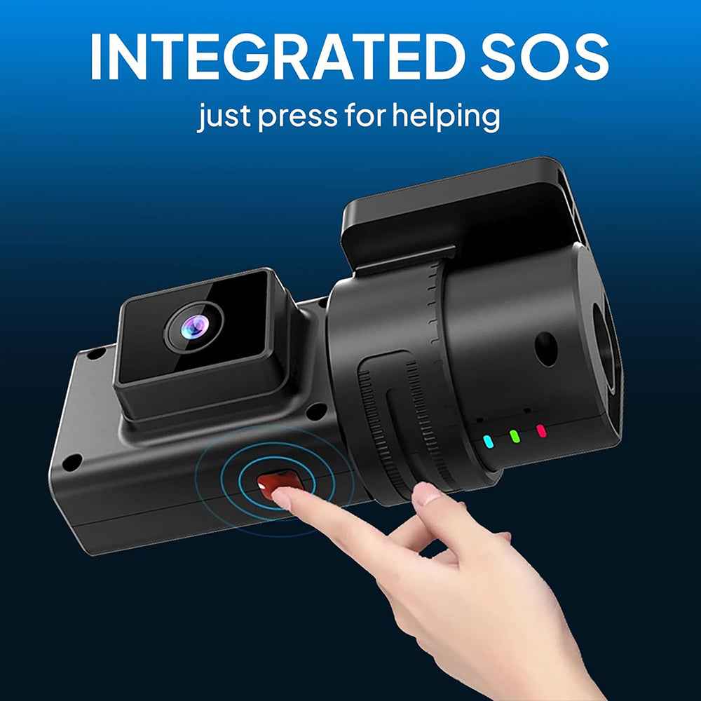 Jimi-Mini 4G Car Camera with Live Streaming, JC181, Dual Cameras, GPS Tracking, WiFi, Hotspot, Multiple Alarms, DVR, Dash Cam