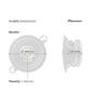PIONEER SPEAKER 450W 2WAY (TS-A879) 3.5"/87mm  .