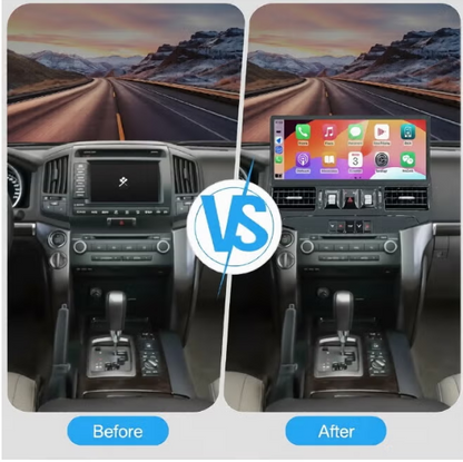 17 Inch Android Car Stereo for Toyota Land Cruiser LC200 2008–2020 GXR VXR | 6GB RAM 128GB ROM | Wireless Apple CarPlay & Android Auto | Touchscreen Navigation Head Unit