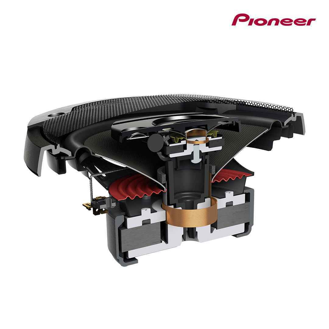 PIONEER 500W SPEAKER CHAMPION SERIES TS-1675V3 High Input Resistance – 80W RMS