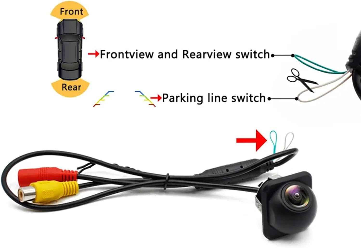 X3 102 CAR REAR VIEW OR FRONT VIEW CAMERA.