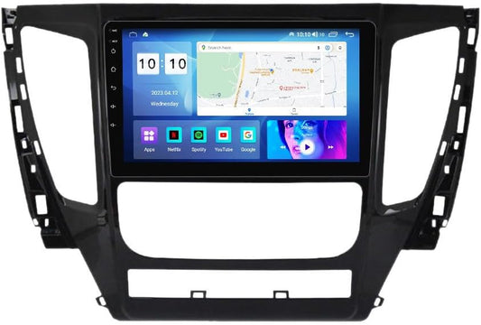 Mitsubishi PAJERO SPORTS/MONTERO 2016-2018 with Wireless Apple CarPlay & Android Auto & YouTube, 10 Inch IPS Touchscreen Car Radio with Bluetooth