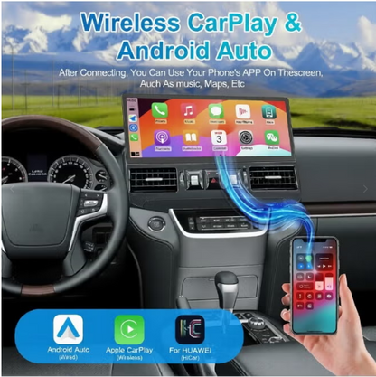 17 Inch Android Car Stereo for Toyota Land Cruiser LC200 2008–2020 GXR VXR | 6GB RAM 128GB ROM | Wireless Apple CarPlay & Android Auto | Touchscreen Navigation Head Unit