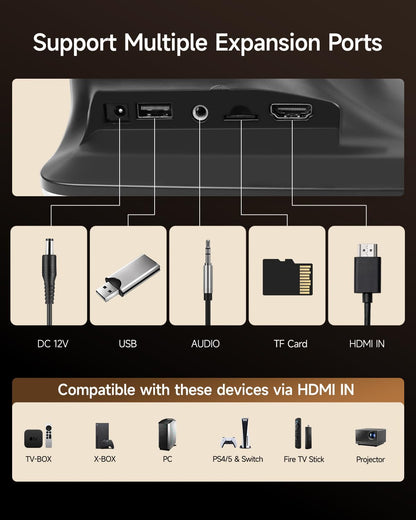 10.1'' Android Car TV 2GB RAM 32 STORAGE Headrest Monitor Entertainment System for Back Seat