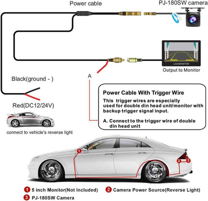 AHD X3 ACQUIRE CAR REAR VIEW OR FRONT VIEW CAMERA.