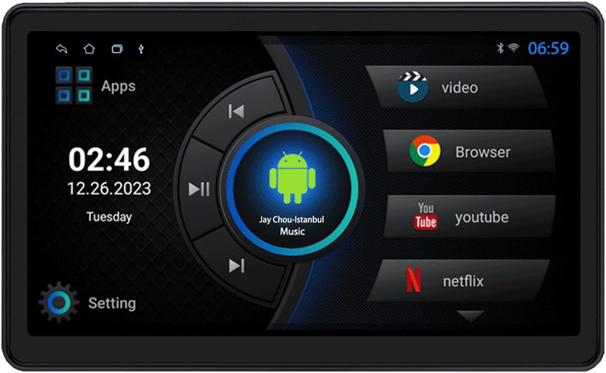 11.6" Car Headrest Monitor for Back Seat(2.32), R.S. with WiFi/HDMI/USB/Video Player