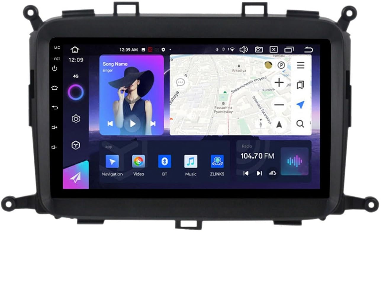 KIA Carens 2015 9 Inch Touchscreen with Navigation MP5 Player, DSP RDS FM Car Radio with Car-Play/Android Auto