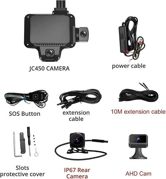 Dashcam JC450 Multi-Channel AI 3CH (10 Year Subscription Free) .