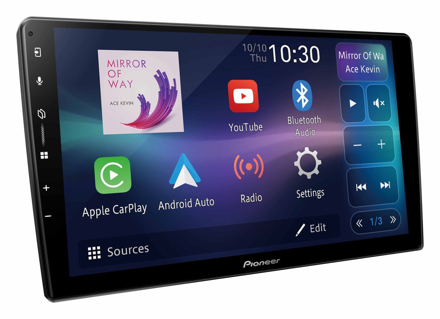 DMH-AP6650BT PIONEER PLATE "CARPLAY"