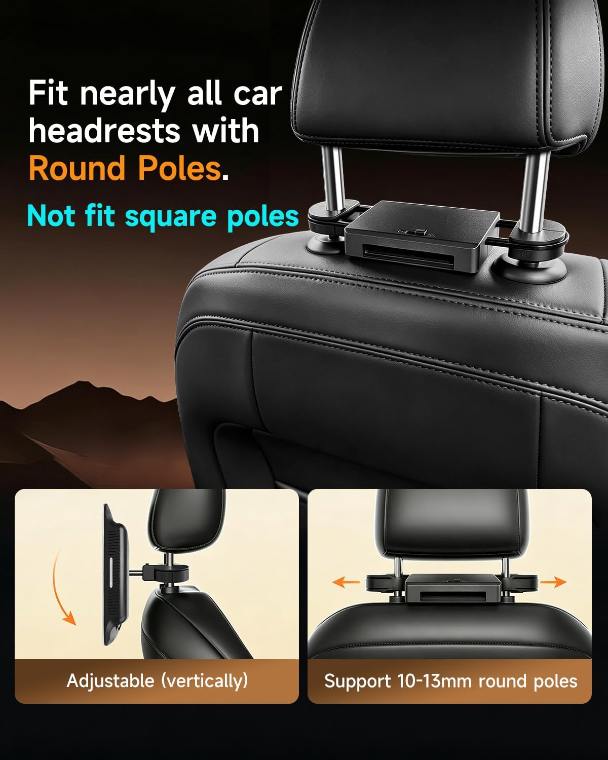 10.1'' Android Car TV 2GB RAM 32 STORAGE Headrest Monitor Entertainment System for Back Seat