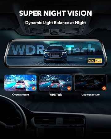 Dashcam MIRROR FULL SCREEN DUAL CAMERA 4K WDR (MR 2CAM 4K)