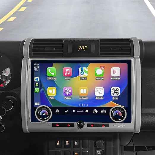 TOYOTA FJ 13.3" 2006-2020 SILVER 4GB RAM 32GB octa core 2VOL for JBL sound support special