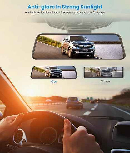 Dashcam MIRROR FULL SCREEN SINGLE CAMERA (MR 1 CAM) .