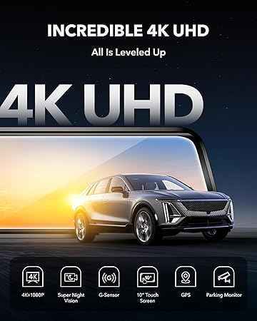 Dashcam MIRROR FULL SCREEN DUAL CAMERA 4K WDR (MR 2CAM 4K)