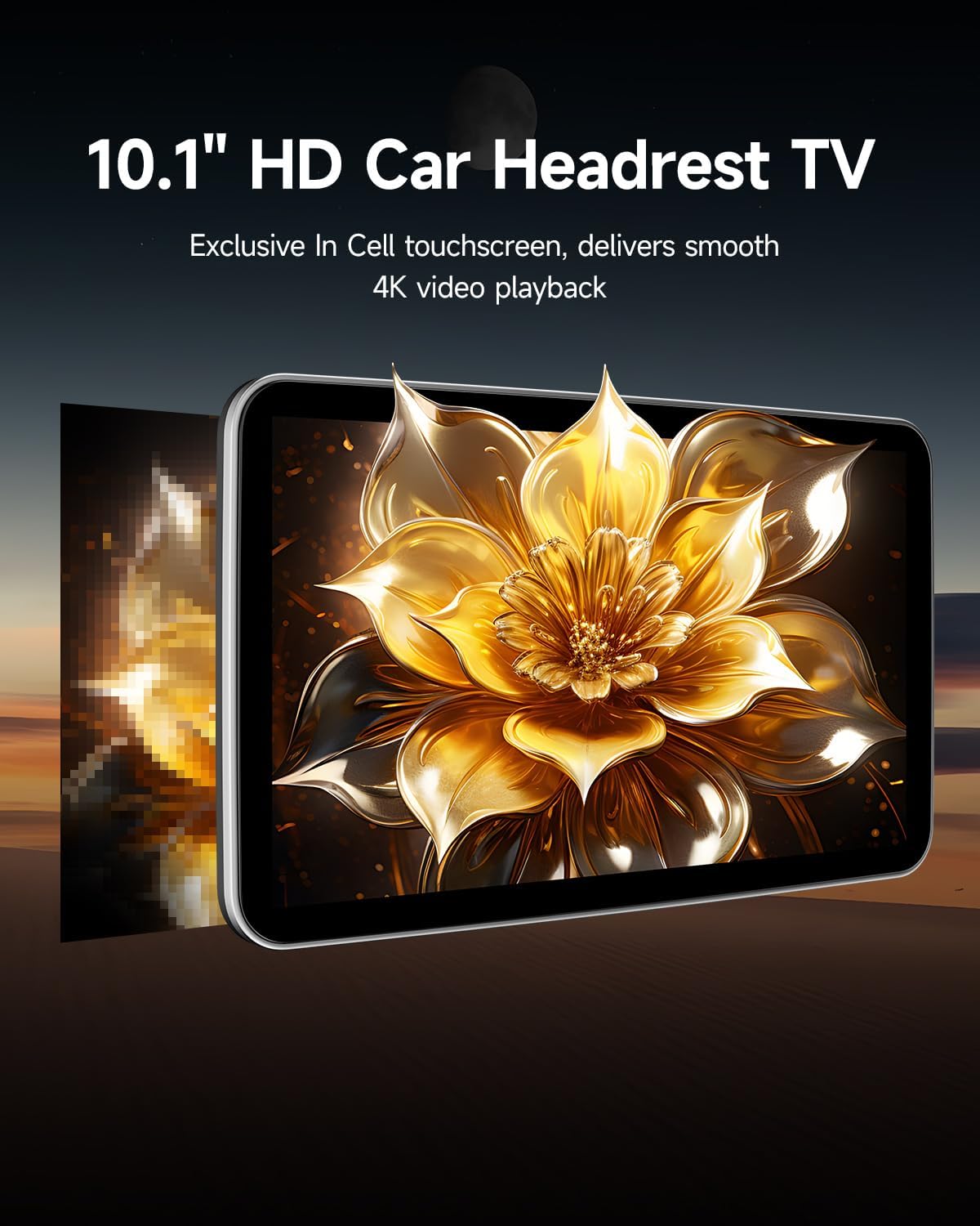 10.1'' Android Car TV 2GB RAM 32 STORAGE Headrest Monitor Entertainment System for Back Seat